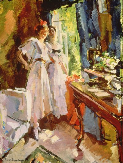 Am offenen Fenster, 1916 von Konstantin Alekseevich Korovin